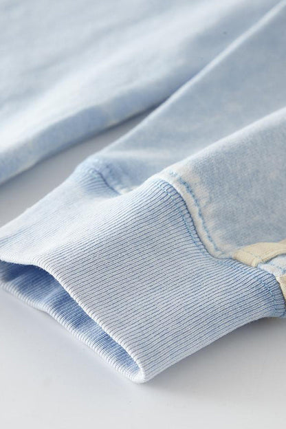 Kids Washed Stripe Crew