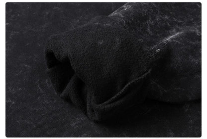 430 GSM 100% Cotton Washed Sweater Customized Sweater