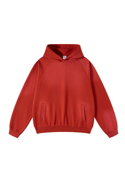 Fleece Gradient Washed Hoodie