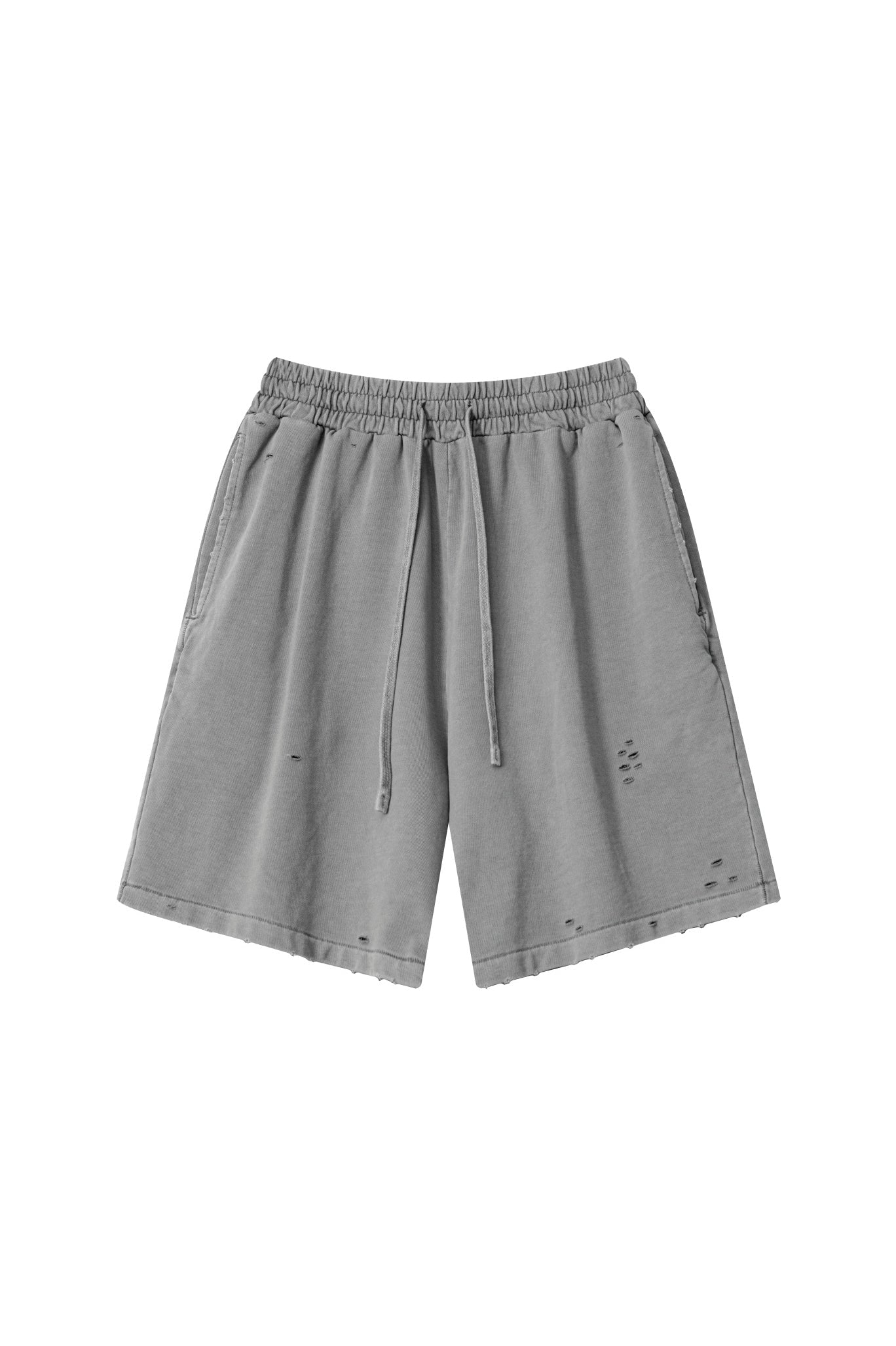 330GSM Pigment Dyed Distressed Short