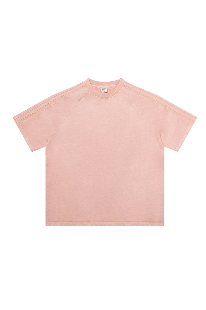 250GSM Pigment Dyed Side Stripe Tee