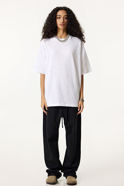 Slub Cotton 190GSM Solid Color Tee