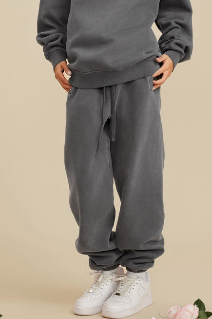 355G Washed Fleece Sweatpant