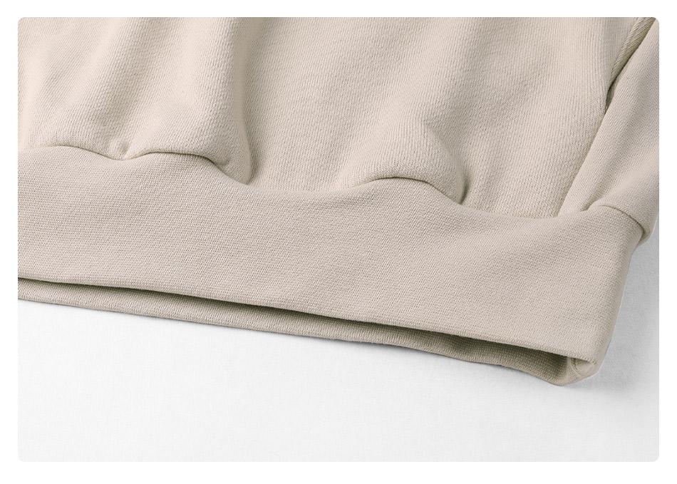 600 GSM 100% Cotton Sweater Customized Sweater