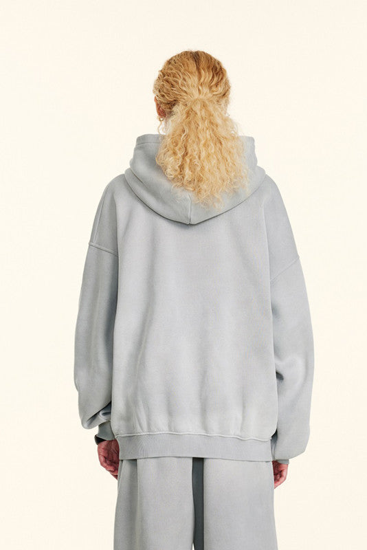 332GSM Gradient Sprayed Fleece Hoodie