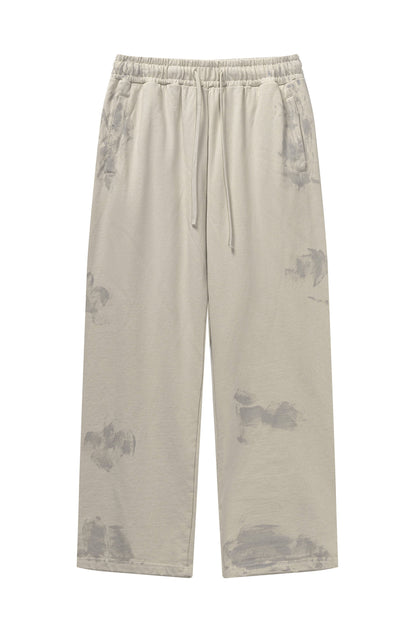 380GSM Brush Dyed Washed Sweatpants
