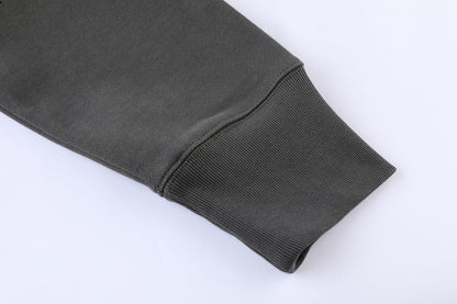 530 GSM 100% Cotton Sweater Customized Sweater