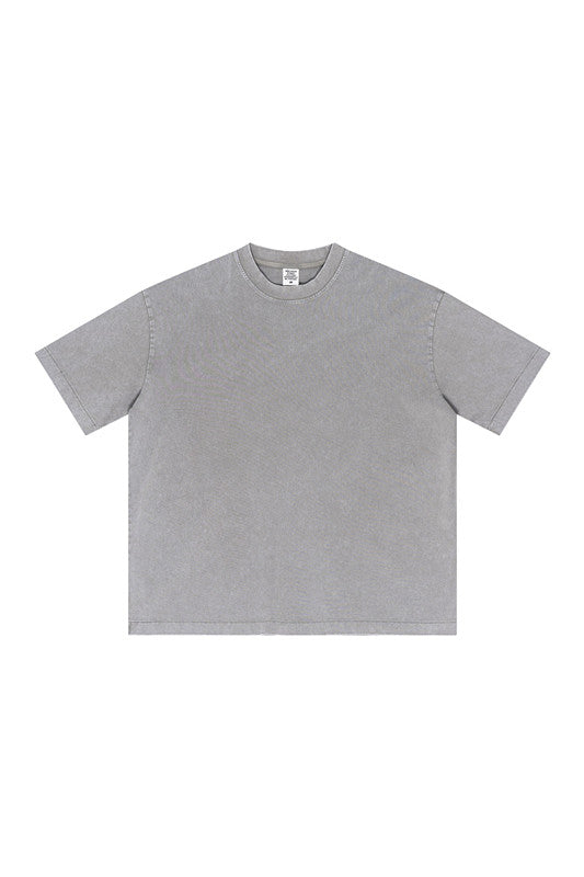 285GSM Pigment Dyed Washed Tee