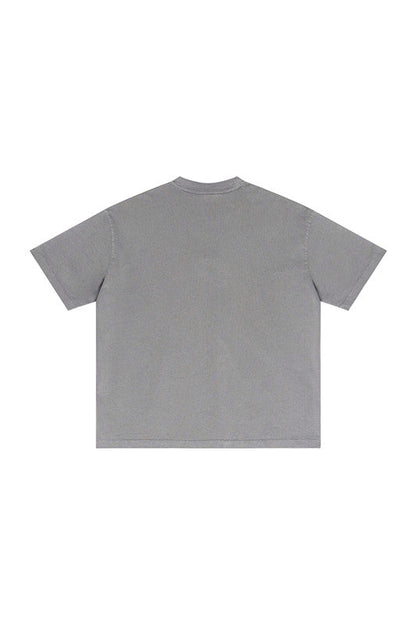 275GSM Pigment Dyed Distressed?Tee