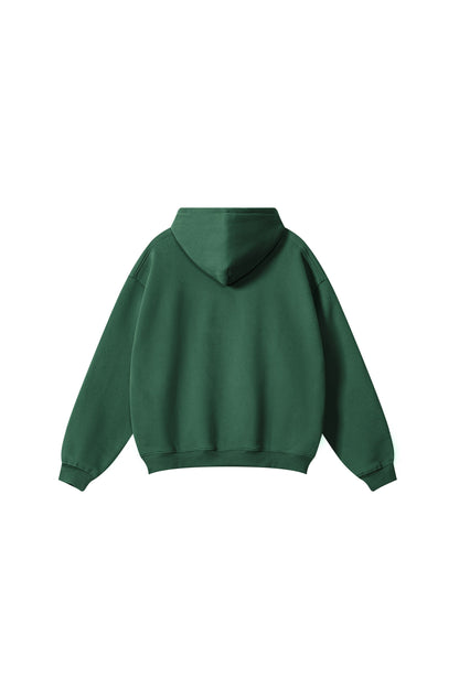 345GSM Fleece Solid Oversized Hoodie