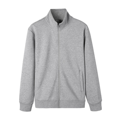 430 GSM Lined Sweater Customized Cardigan Zipper Sweater