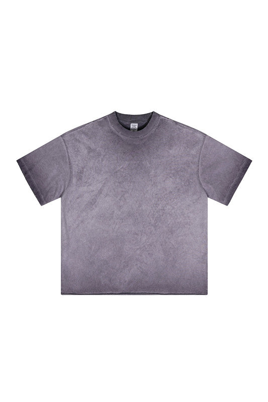 250GSM Distressed Gradient Washed Tee