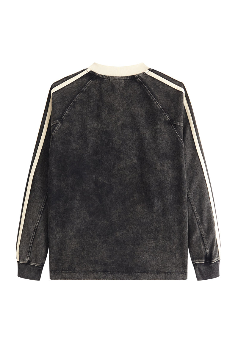 Kids Washed Stripe Crew