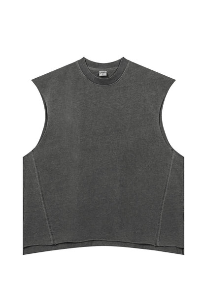 270GSM Distressed Vintage Muscle Tee