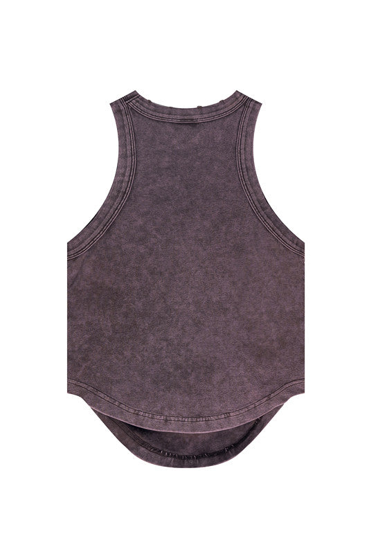235GSM Ruched Coolness Material Washed Vest