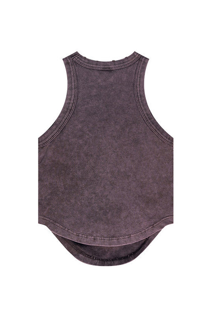 235GSM Ruched Coolness Material Washed Vest