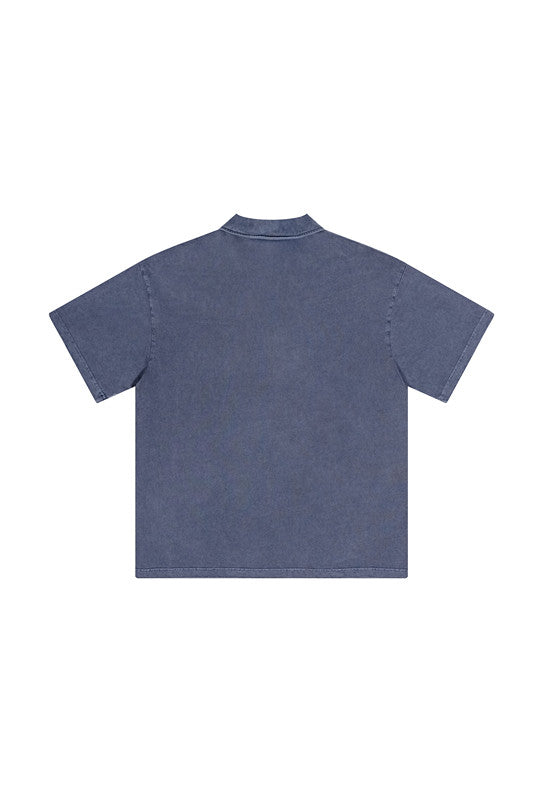 310GSM Washed Polo Tee
