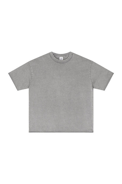 275GSM Distressed Pigment Dyed Tee