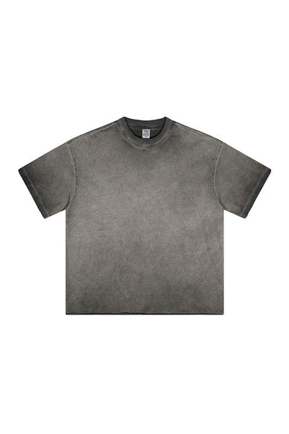 250GSM Distressed Gradient Washed Tee