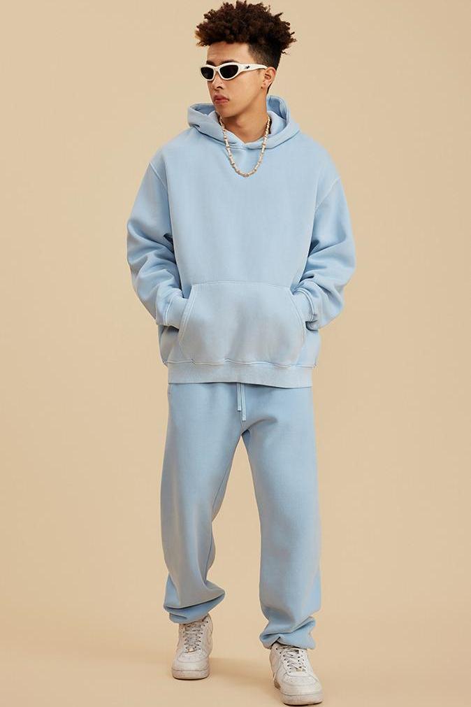 355G Washed Fleece Hoodie