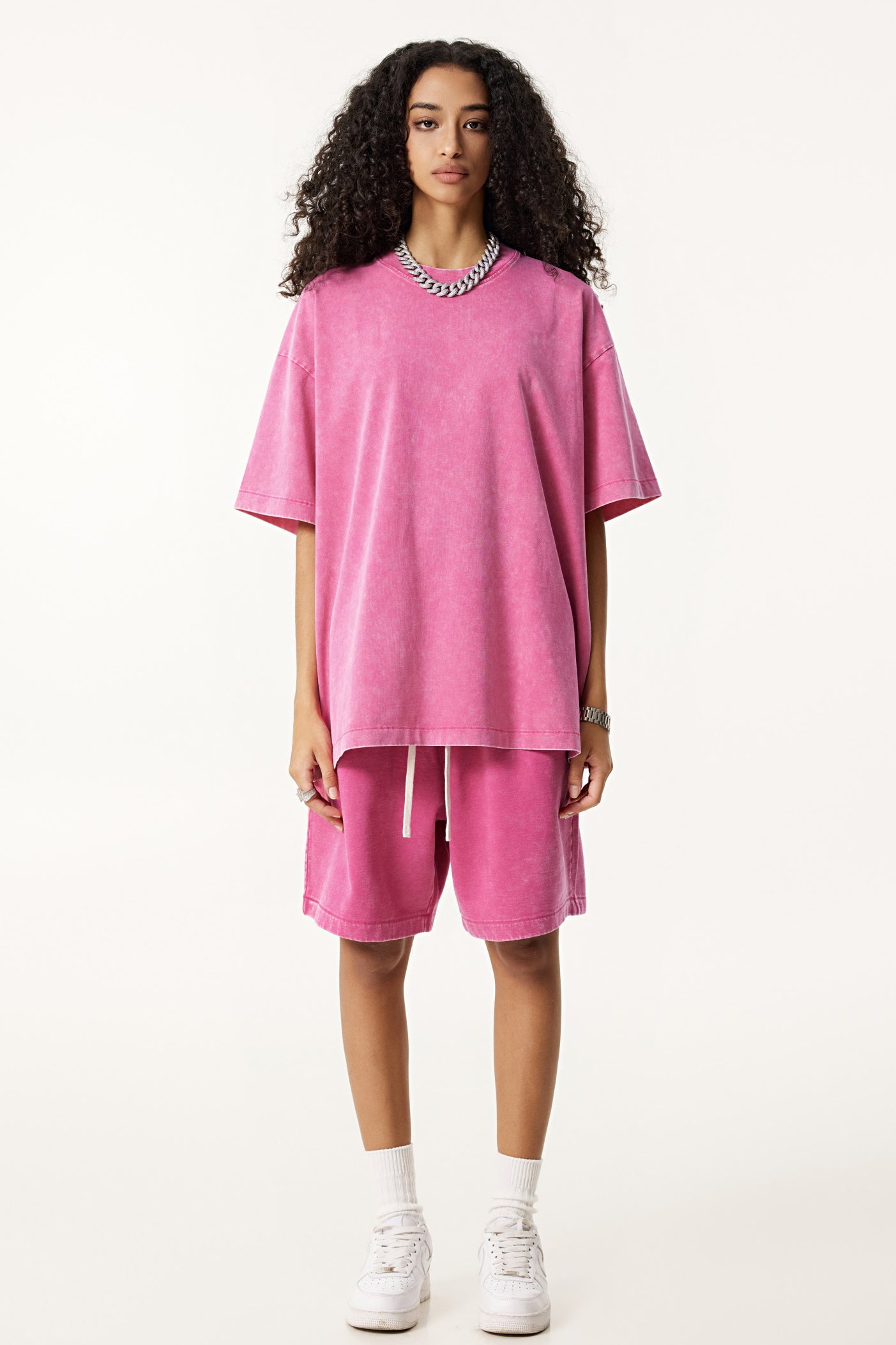 330GSM Pigment Dyed Washed Short