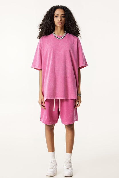 330GSM Pigment Dyed Washed Short
