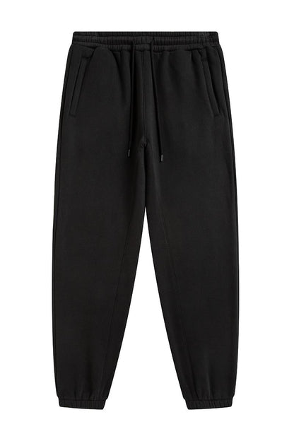 345G Fleece Solid Sweatpants