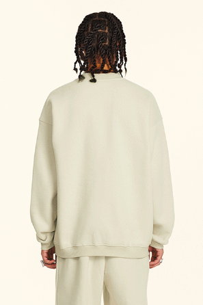 345GSM Fleece Solid Color Crew
