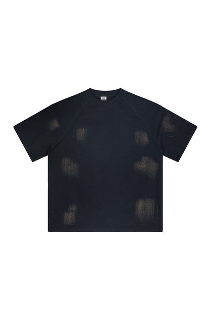 305GSM Brush Dyed Washed?Tee