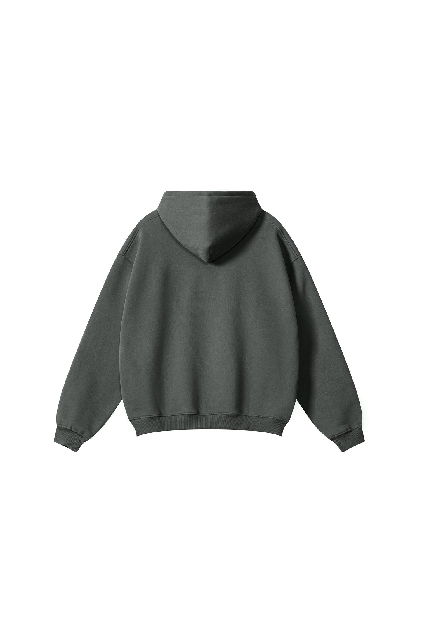 345GSM Fleece Solid Oversized Hoodie