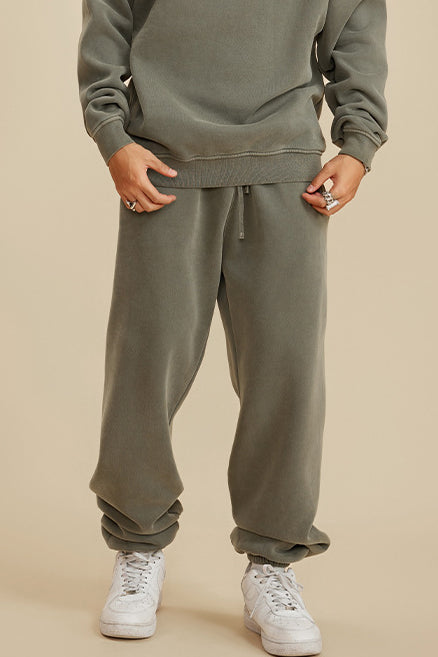 355G Washed Fleece Sweatpant