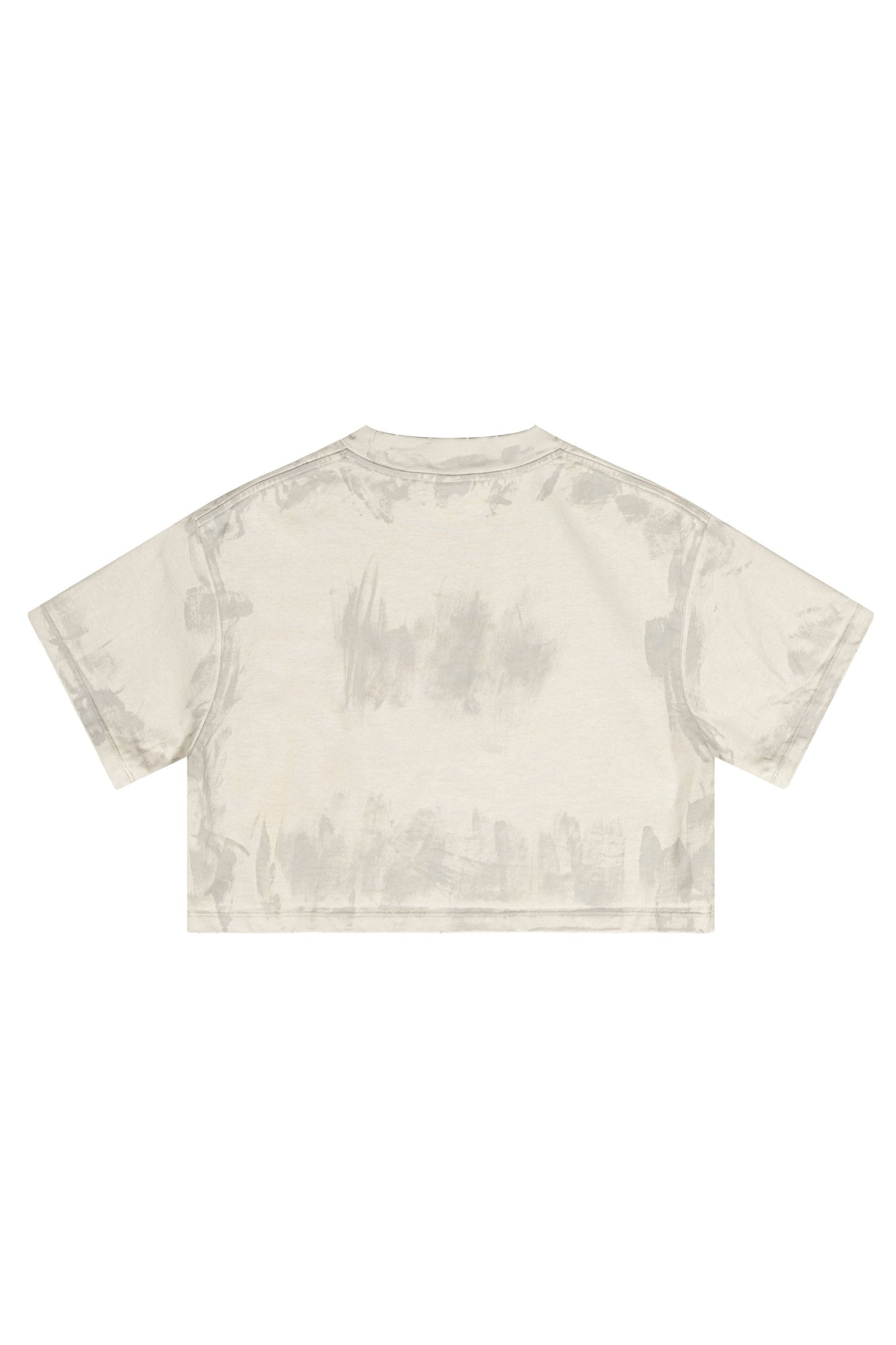 305GSM Brush Dyed Crop Tee