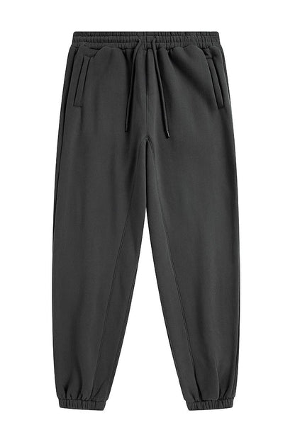 345G Fleece Solid Sweatpants