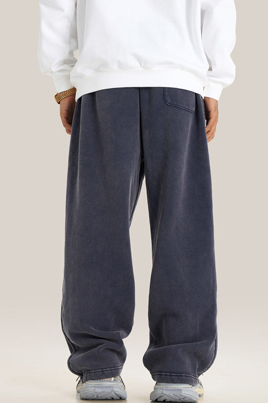332GSM Pigment Dyed Washed Sweatpants