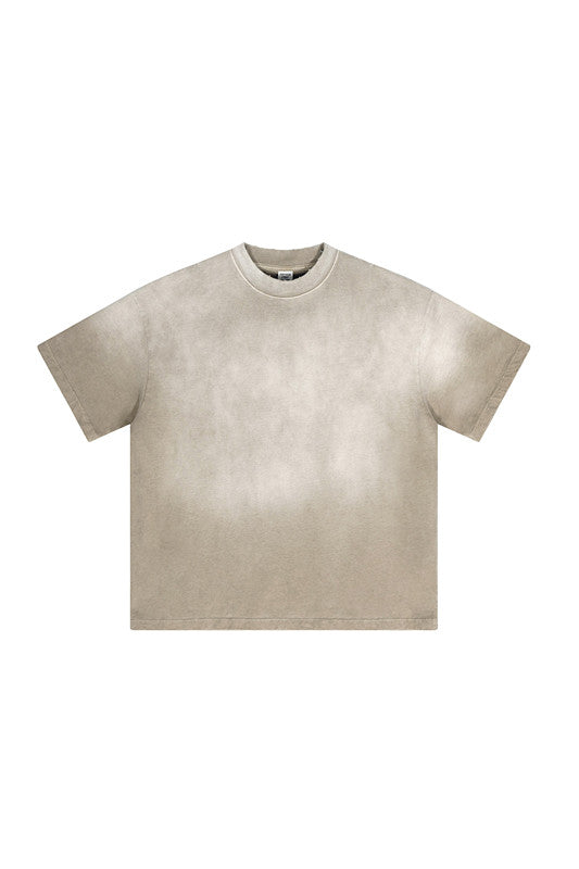 250GSM Distressed Washed Sun Fade Tee