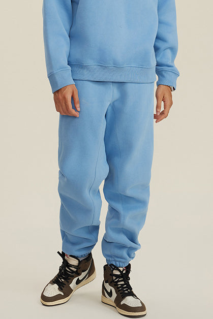 345G Fleece Solid Sweatpants