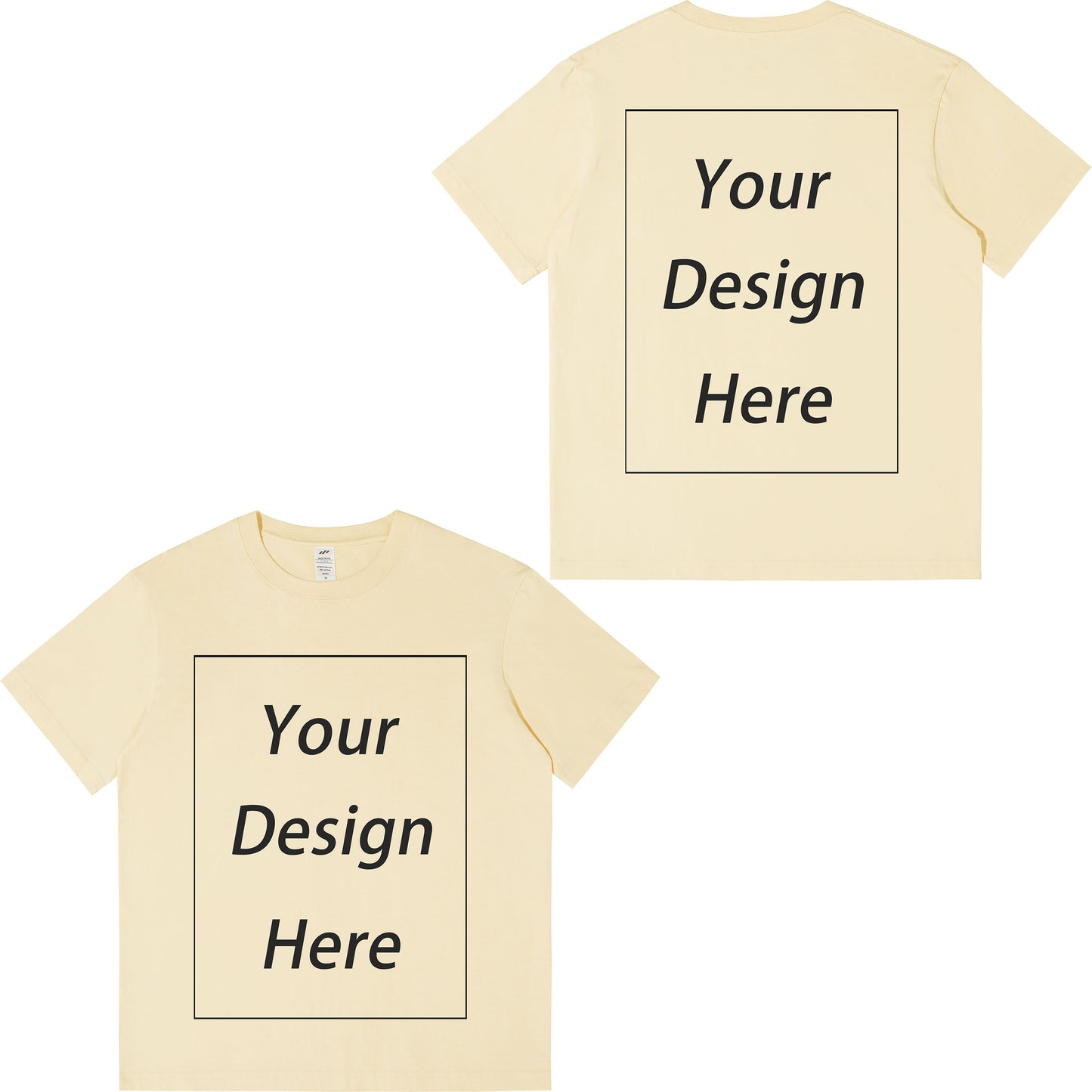230 GSM 100% Cotton T-Shirt Customized Pattern Print Men's Creative Top
