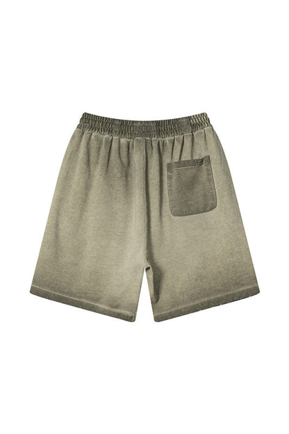 310GSM Gradient Washed Distressed Short