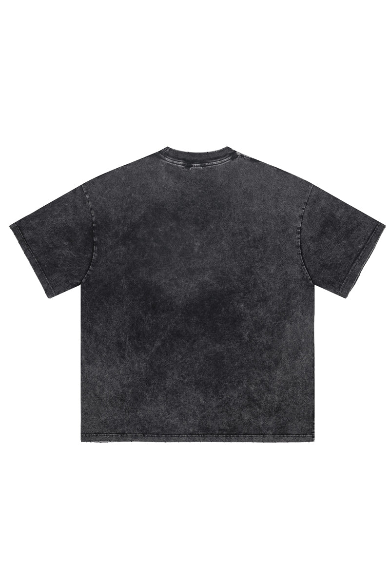 230GSM Distressed Washed Coolness Tee