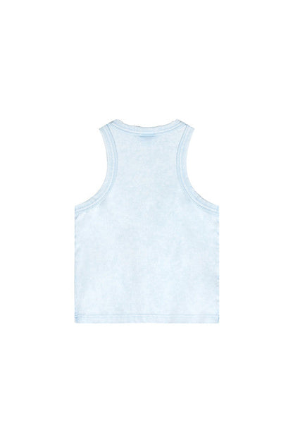 235GSM Washed Out Crop Vest