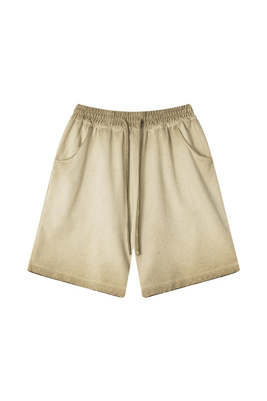 310GSM Gradient Washed Distressed Short