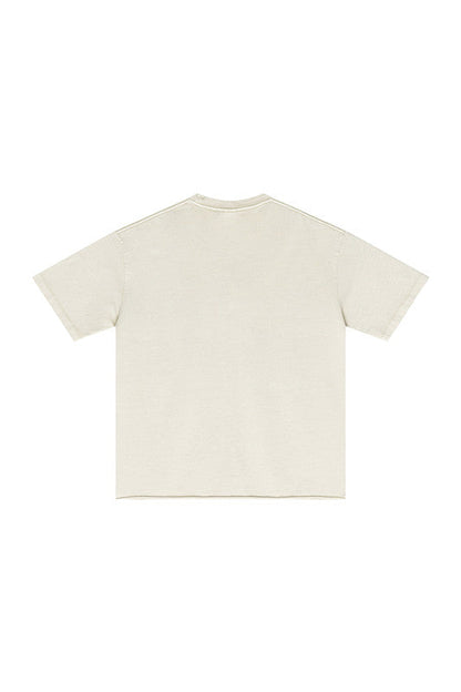 275GSM Pigment Dyed Distressed Tee