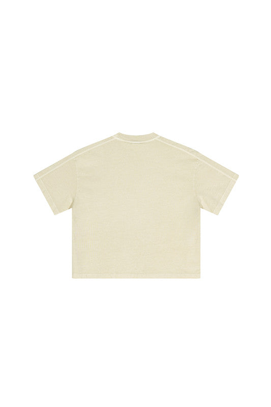 Kids 250G Side Stripe Washed Tee