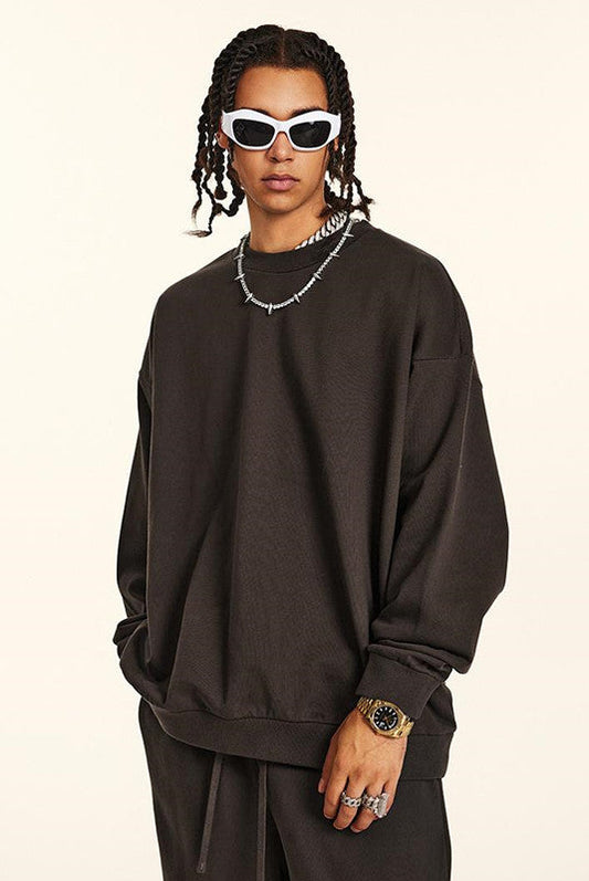 440GSM High Weight Solid Color Crew