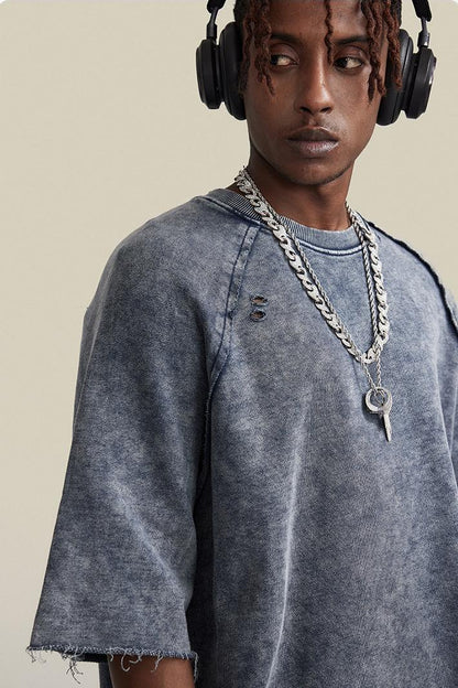 Washed Distressed Tee