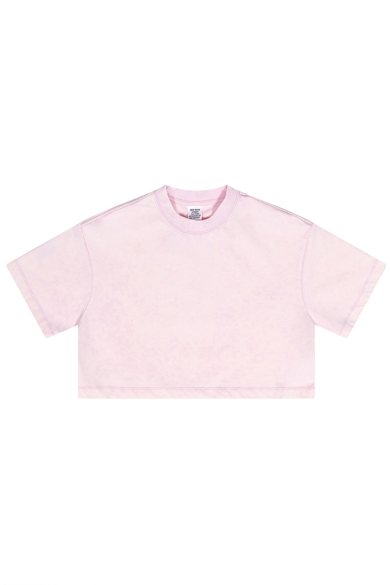 235GSM Pigment Dyed Crop Tee