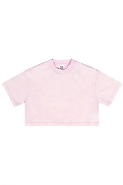 235GSM Pigment Dyed Crop Tee