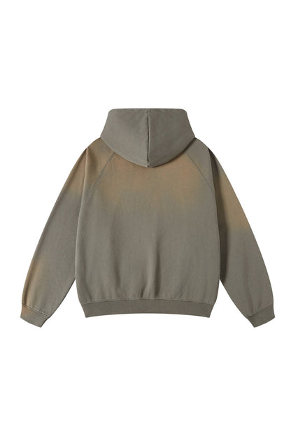 Fleece Gradient Washed Hoodie