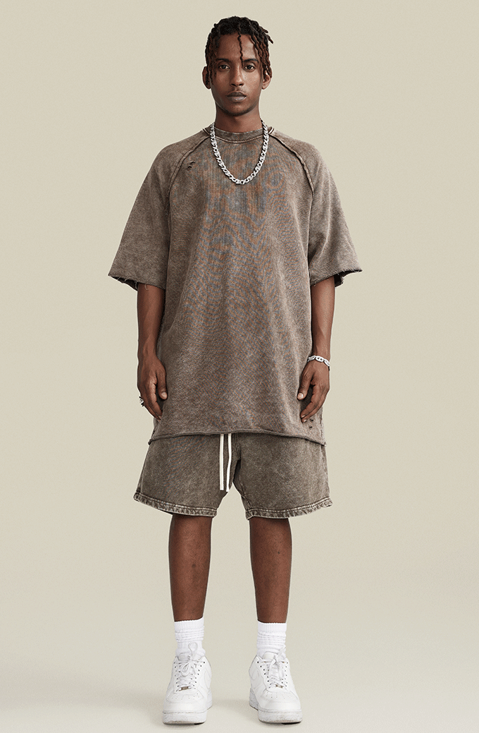 Washed Distressed Tee