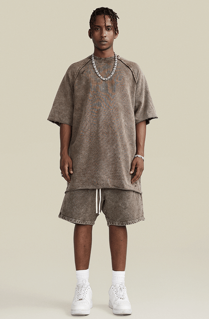 Washed Distressed Tee